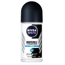 Nivea Men Black & White Invisible Fresh Roll On Deodorant Erkek 50 Ml