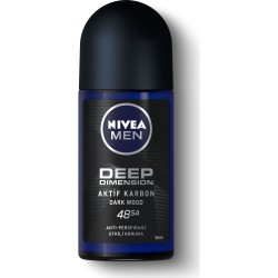 Nivea Men Deep Dimension Dark Wood Roll On Deodorant Erkek 50 Ml