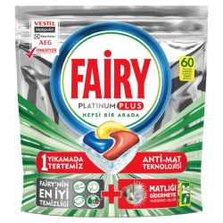 Fairy Platinum Plus Bulaşık Makinesi Kapsülü 60'lı