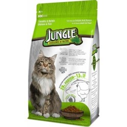 Jungle jngp004 Yetişkin Kedi Maması Tavuklu - Balıklı 500 gr