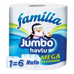Familia Jumbo Havlu 1=6 Rulo