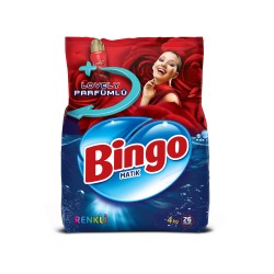 Bingo Toz Çamaşır Deterjanı Renkli 4 Kg