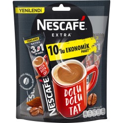 Nescafe 3'ü 1 Arada Extra 10'lu Paket 10x16,5 Gr