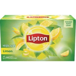 Lipton Bitki Çayi Berrak Yeşil Çay Limonlu 20'li