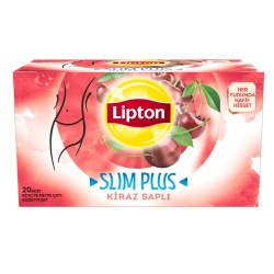 Lipton Bitki Çayı Slim Plus Kiraz Saplı 20'li 