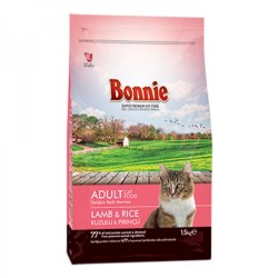 Bonnie Yetişkin Kedi Maması Kuzulu Pirinçli 1500 Gr